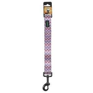 purple printed leash